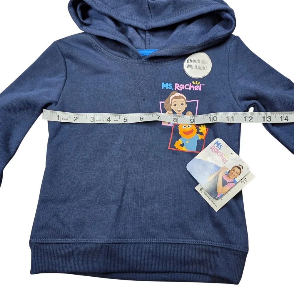Ms Rachel Toddler Kids Navy Blue Hoodie and Jogger Sweatpant Set 2pc 3T NEW